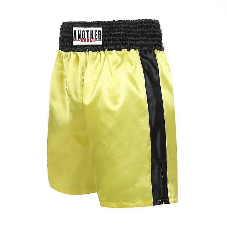 Voksne Thai Boxing Shorts Boxeo Menn Kvinner Kickboxing Fitness Combat Trunks Stripete Training Fight Grappling Crossfit Pants