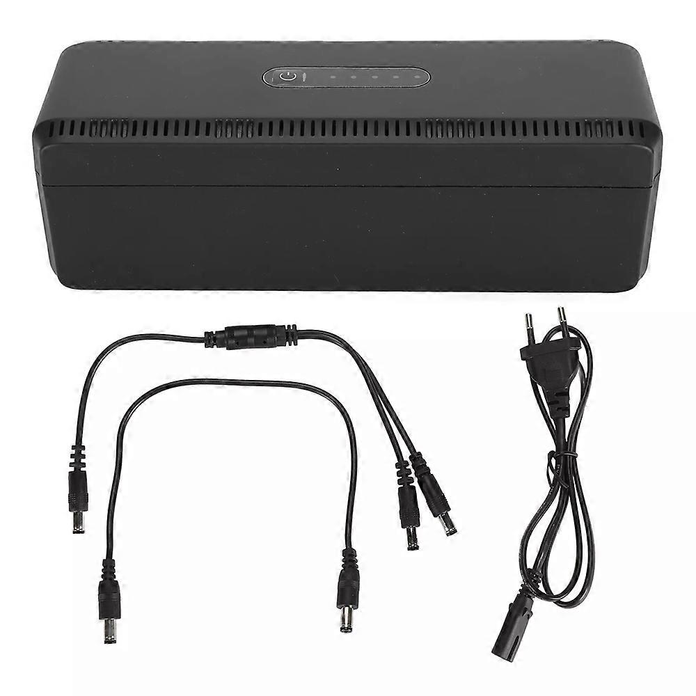 10400mAh UPS Battery Backup with 5V/9V/12V/15V/24V Output, Dual Input Options, and Intelligent Safety Features