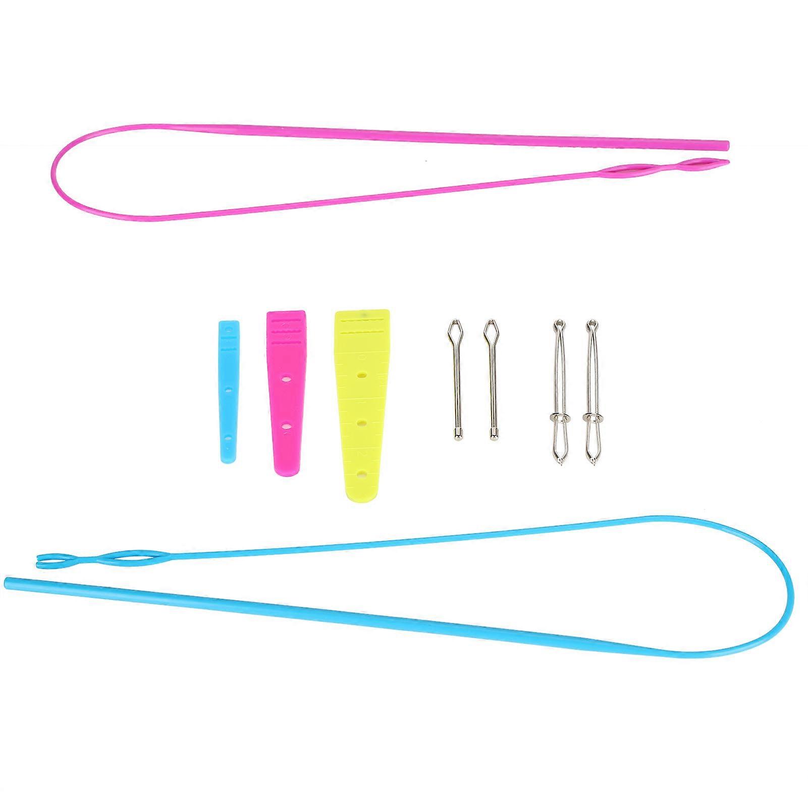 9kpl Easy Threader Set kiristysnyörin vaihtotyökalu Kotitalouksien ompelu DIY-tarvikkeet