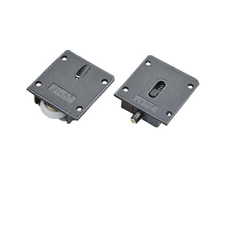 Closet Wardrobe Sliding Door Rollers Nylon Pulley Diameter 25mm 2 set