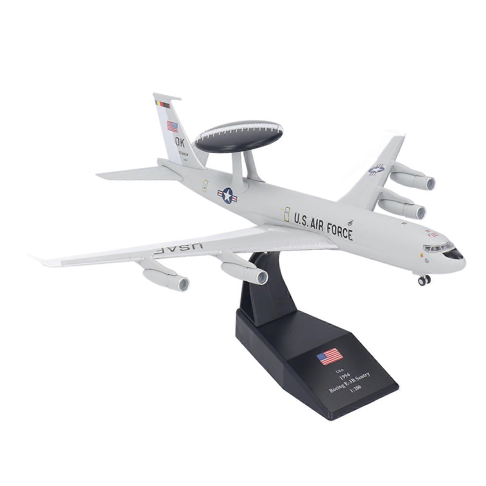 1:200 Scale E3 Plane Model High Stimulation Alloy Airplane Decoration Model with Display Base