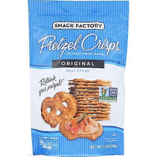 Snack Factory Pretzel Crisp Orginial ,7.2 Oz(Case Of 12)