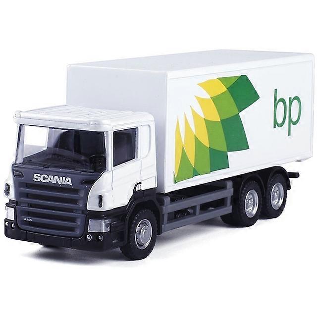 מעקה / מנוע / מכונית / אופניים SCANIA משאית הובלה מכולות סימולציה מעולה Diecast & צעצוע כלי רכב RMZ עיר 1:64 דגם סגסוגת