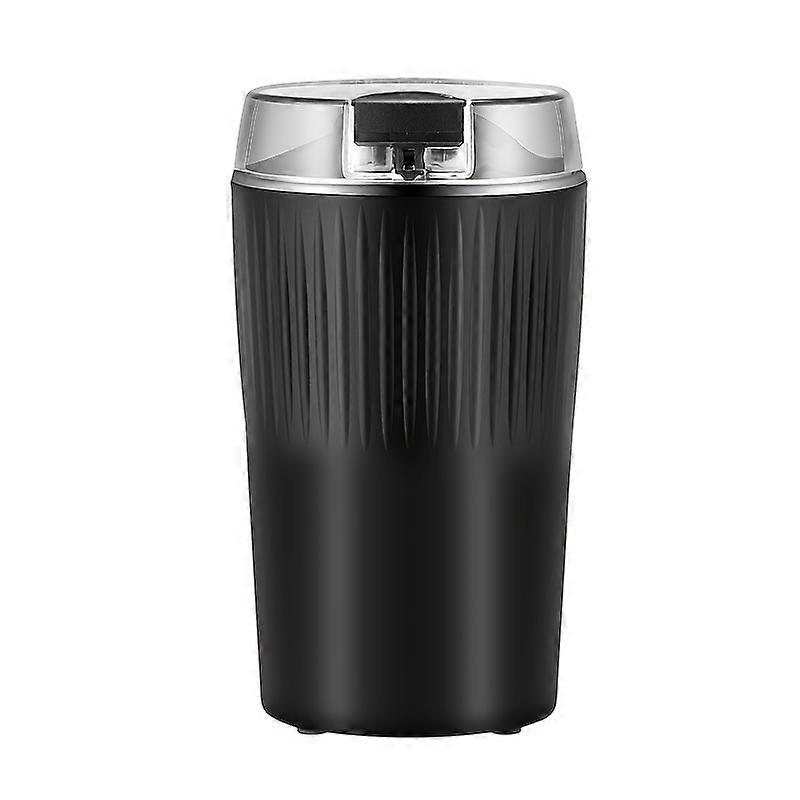 1pc Powerful Electric Coffee Bean Grinder With One Touch Push-Button Control - Perfect For Espresso, Spices, Herbs, And Nuts