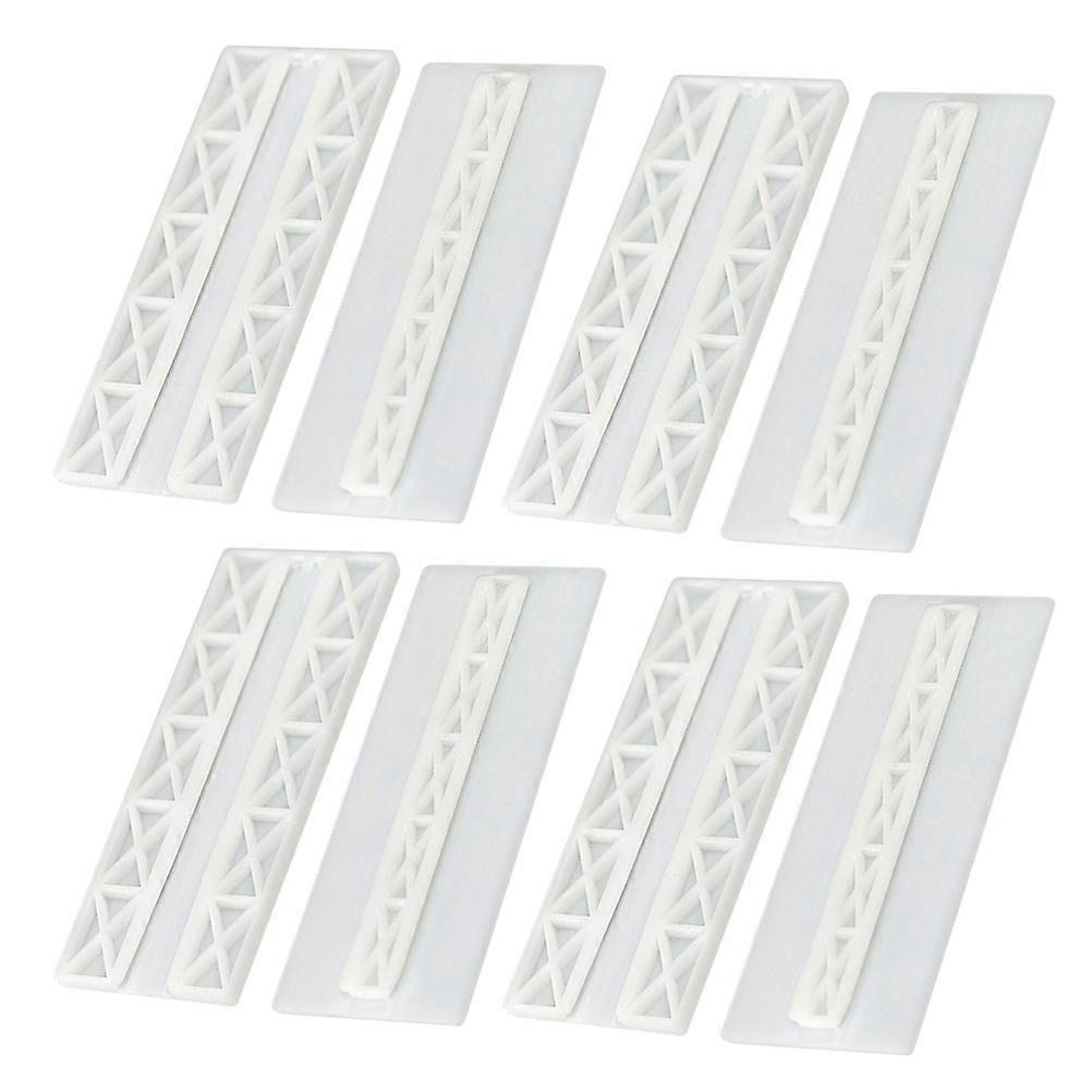 4 Set No-trace No-punch Fixing Apparatus Wall-mounted Cable Patch Panel Holders Traceless Punch Free Patch Board Racks Hanging Socket Organizer Holder