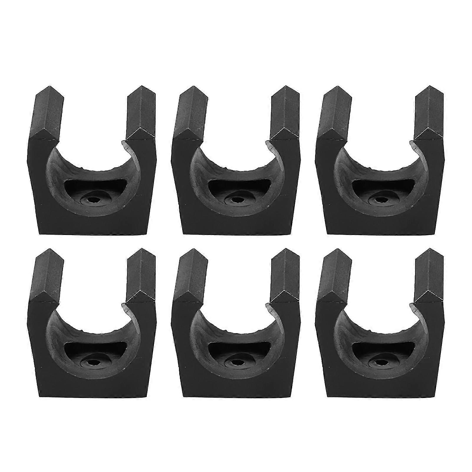 Plastic Billiards Pool Rod Organizer Carrier - 6pcs Mini Single Holder Accessory