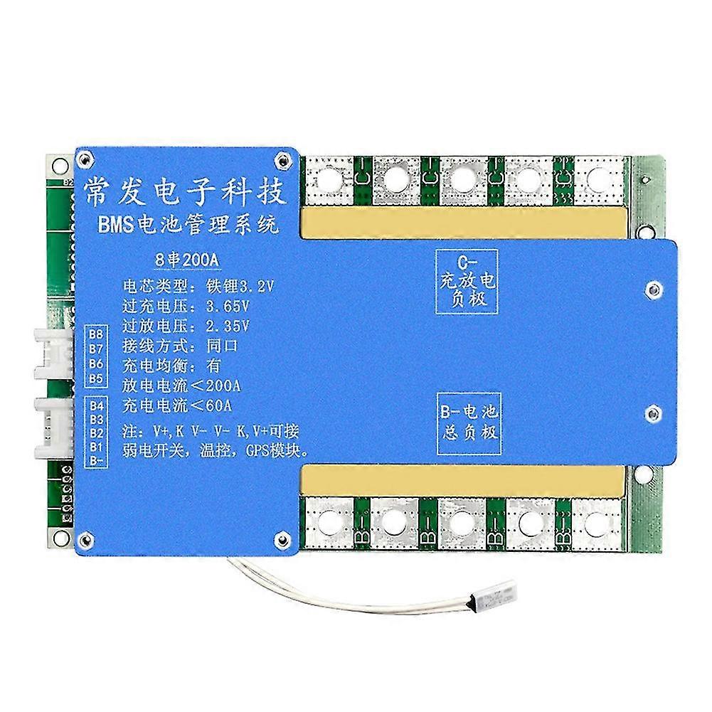 8s 24v Lithium Iron Phosphate Battery Protection Board With Equalization Temperature Control Bms Pr