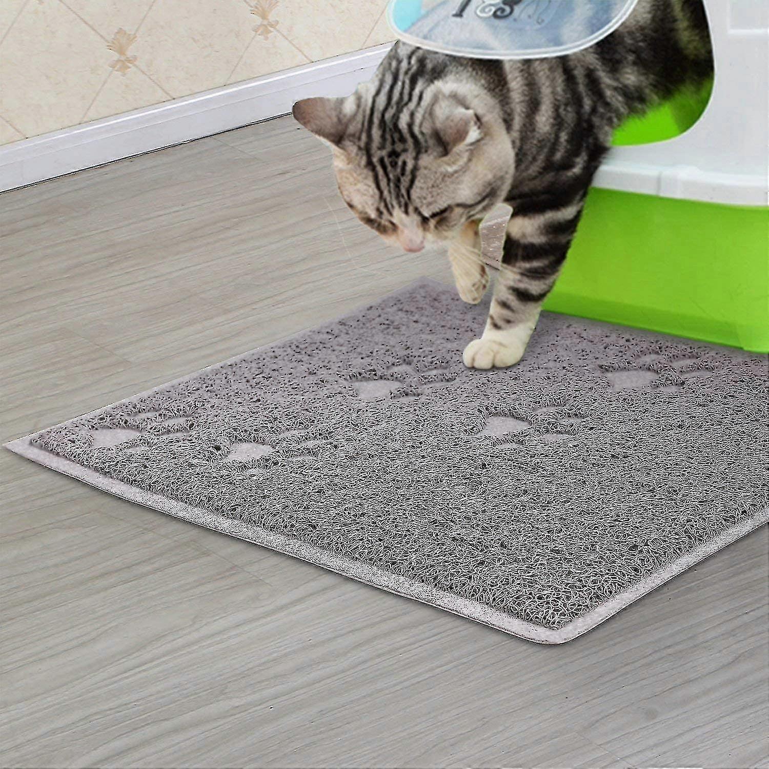 Waterproof Food Litter Box Mat For Cat And Dog