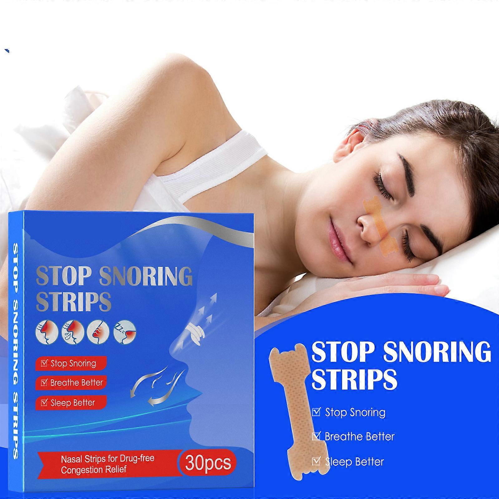 Nasal Strips Anti-snoring Devices For Better Sleep, Stop Snoring Nose Tapes Nose Breathing Sleep Strips, Drug-Free Snoring Solution