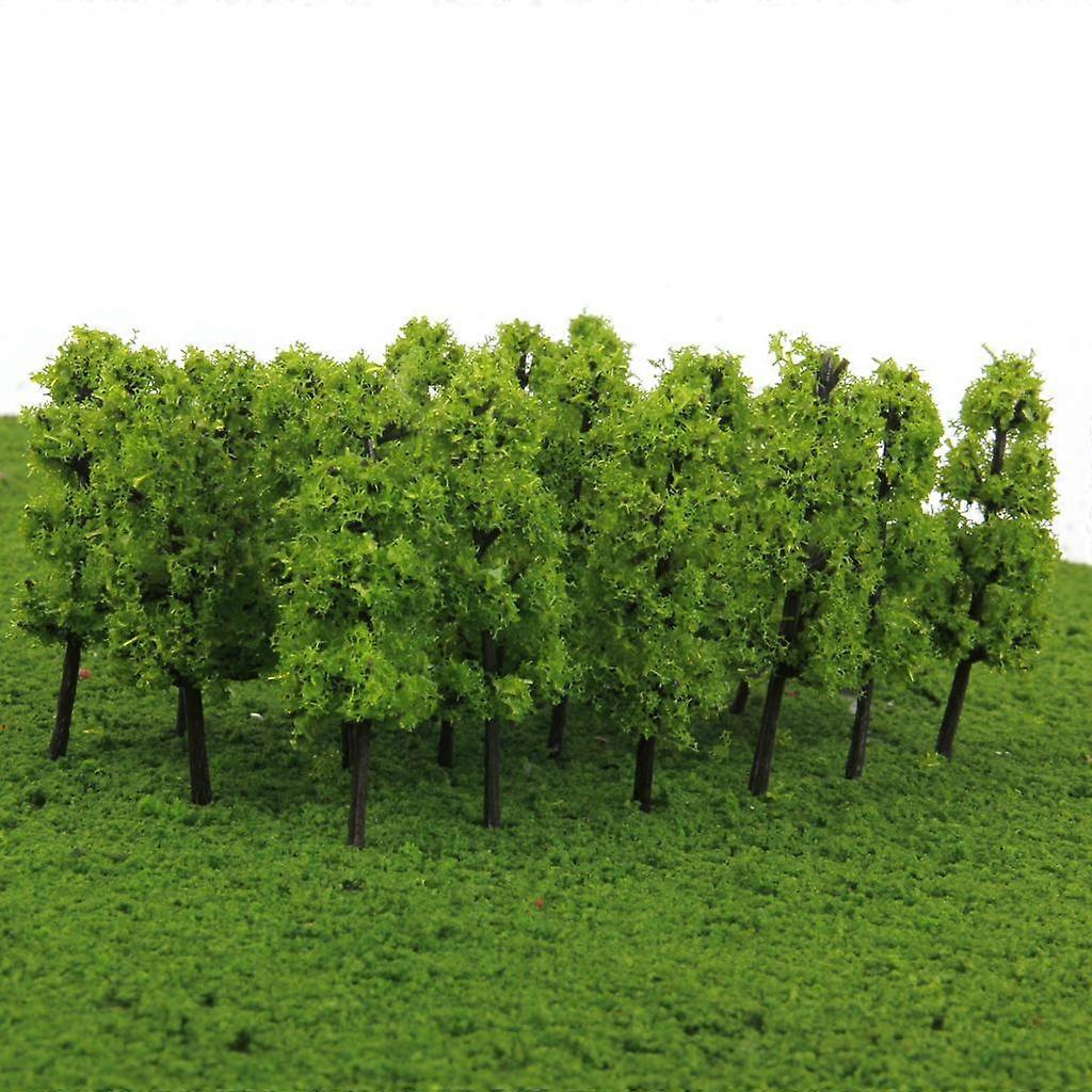120pc 1:100 Sacle Railroad Tree Model For Train Railway Park Street Layout