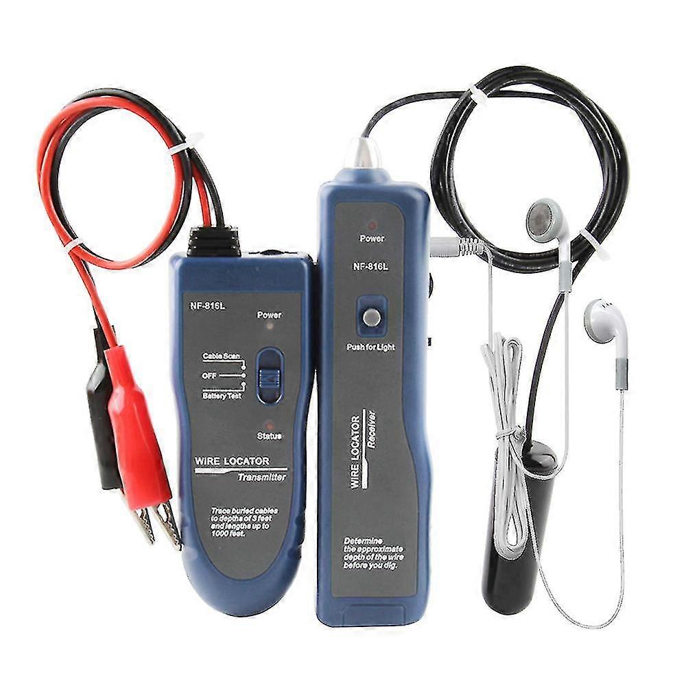 Underground Wire Locator,nf-816l Wire Tracer,cable Detection Instrument Concealed Wiring Line Finder Rechargeable Wire Finder