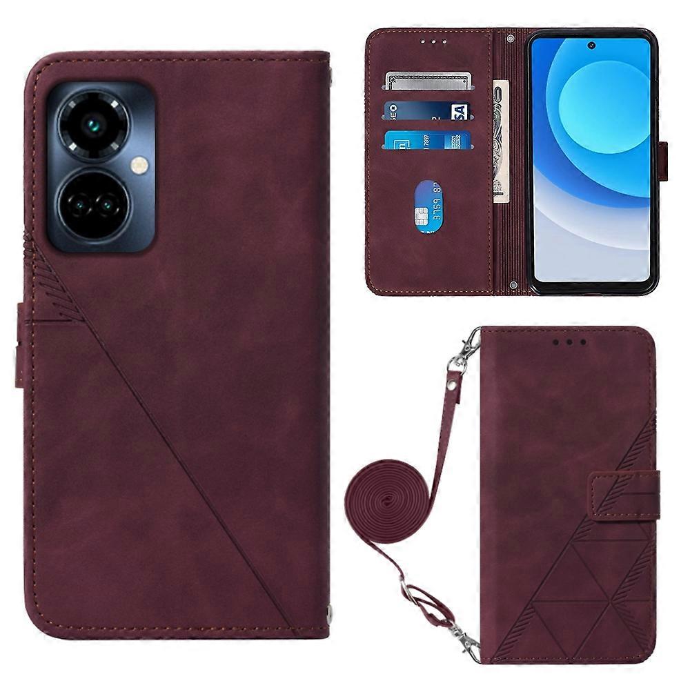 Crossbody Leather Case For Tecno Camon 19 Pro 5G