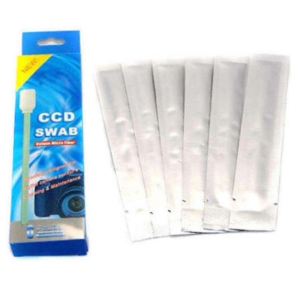 6pcs Full Frame Sensor Cleaning Swabs CCD CMOS Clean Swab for DSLR Cameras