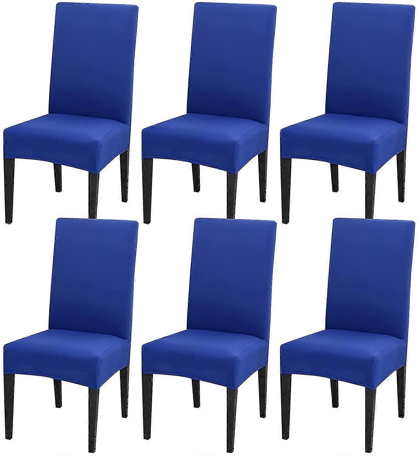 Dining Room Chair Cover Set Of 6, Stretch Removable Washable