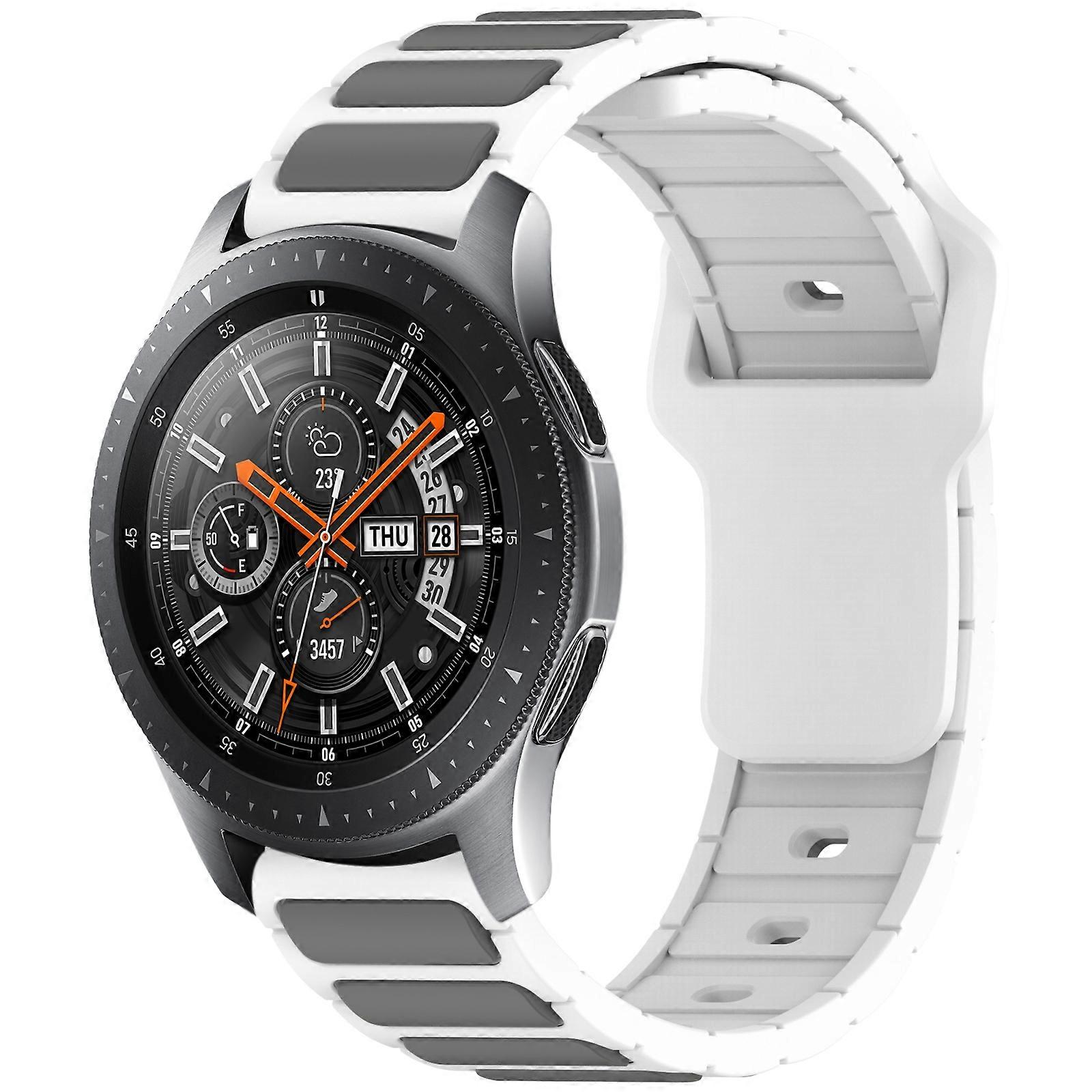 Two Color Silicone Strap For Samsung Galaxy Watch 22mm