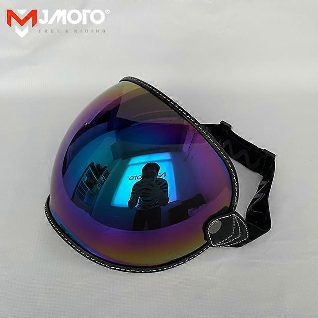 Universal Motorcycle Helmet Bubble Shield Visor Lens Sunglasses Goggles Accessories Fit All Vintage Retro Open Face Half Helmets