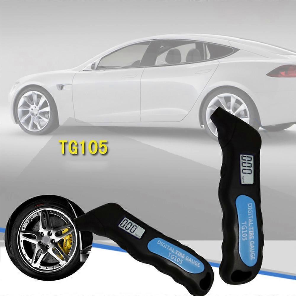 TG105 LCD Display Car Tire Tyre Vehicle Sensors Air Pressure Gauge Meter Manometer Barometers Tester for Car Motorcycle Bike