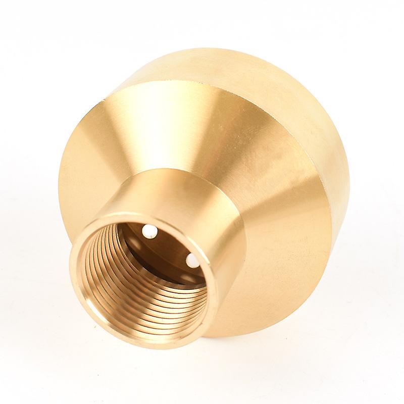 Brass Narrow Fan Jet Water Fountain Nozzle Spray Head Adjust Pond