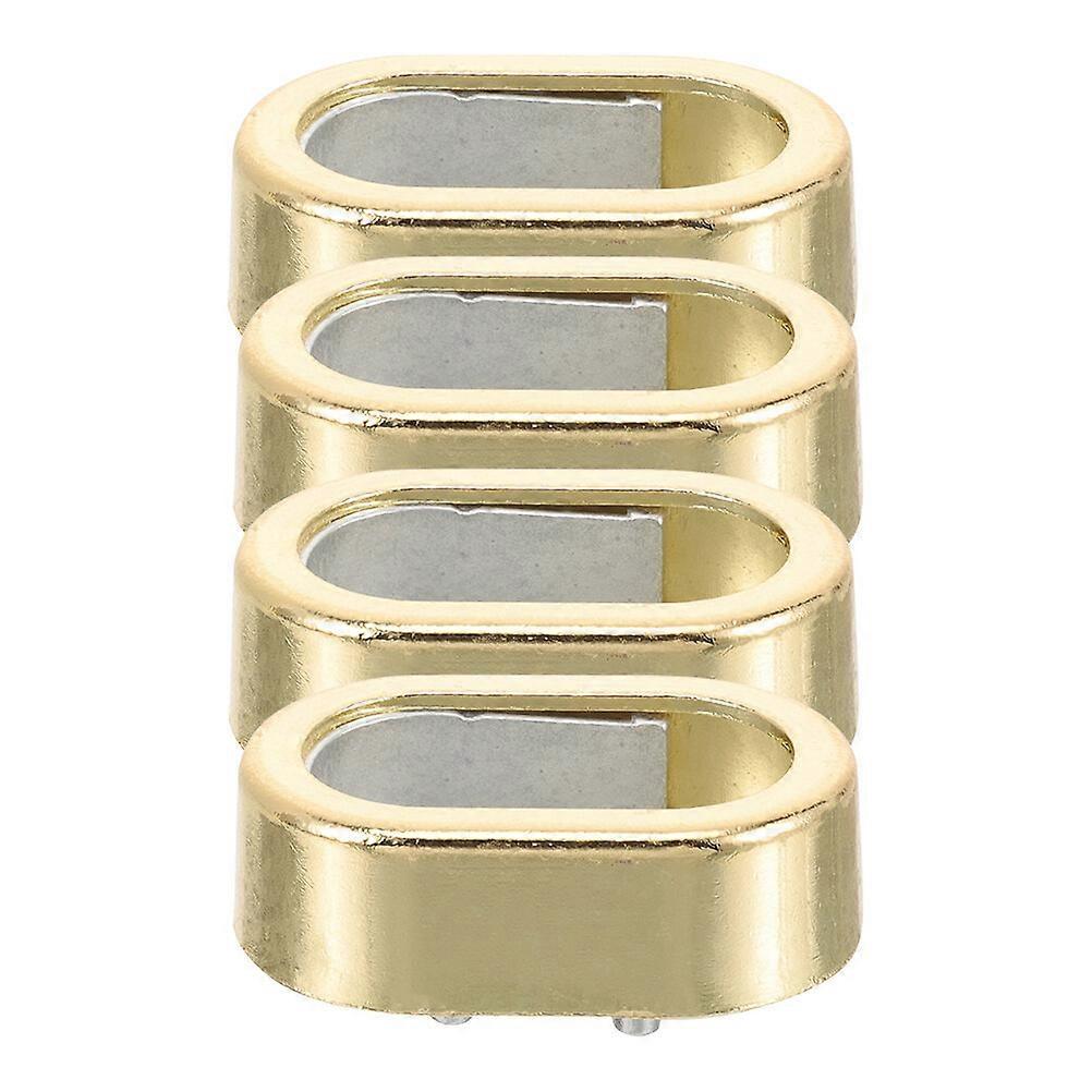4pcs Alloy Clothes Rod Holder Closet End Support Closet Pole Socket Practical Rod Base