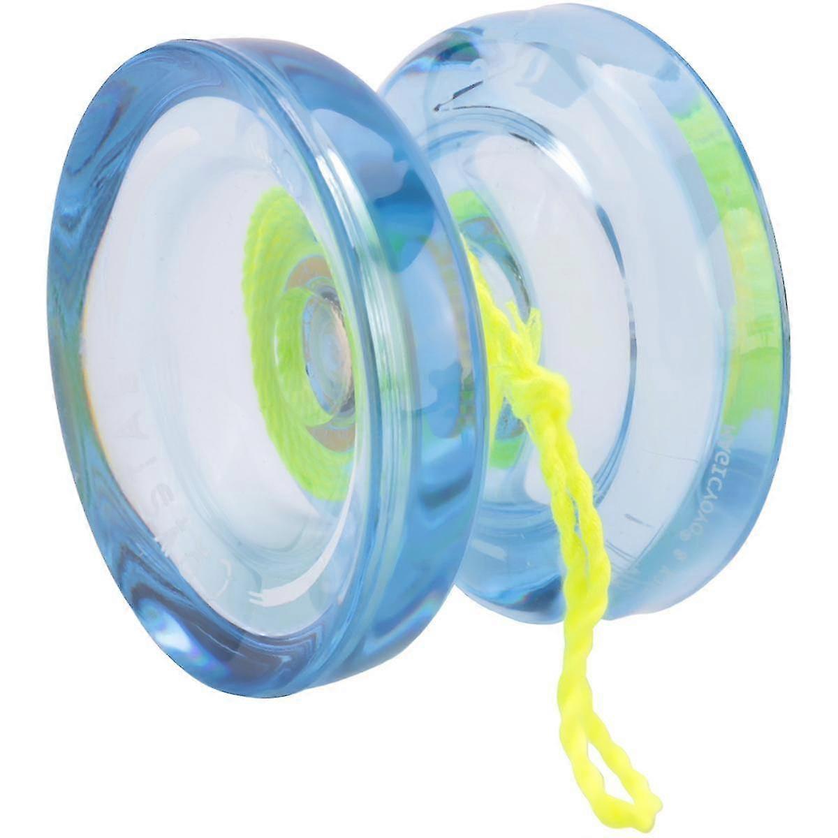 MAGICYOYO K2 Plus Crystal Responsive Yoyo,Dual Purpose Yo-yo With Replacement Unresponsive Bearing for Intermediate,blue