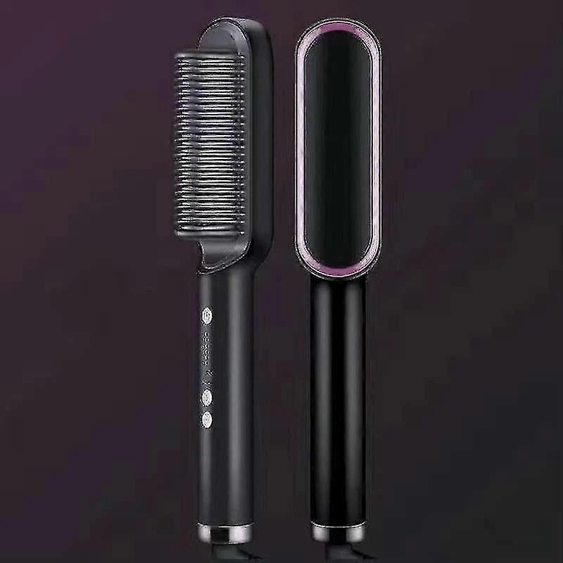 2 in 1 Haarglätter Bürste Stecker