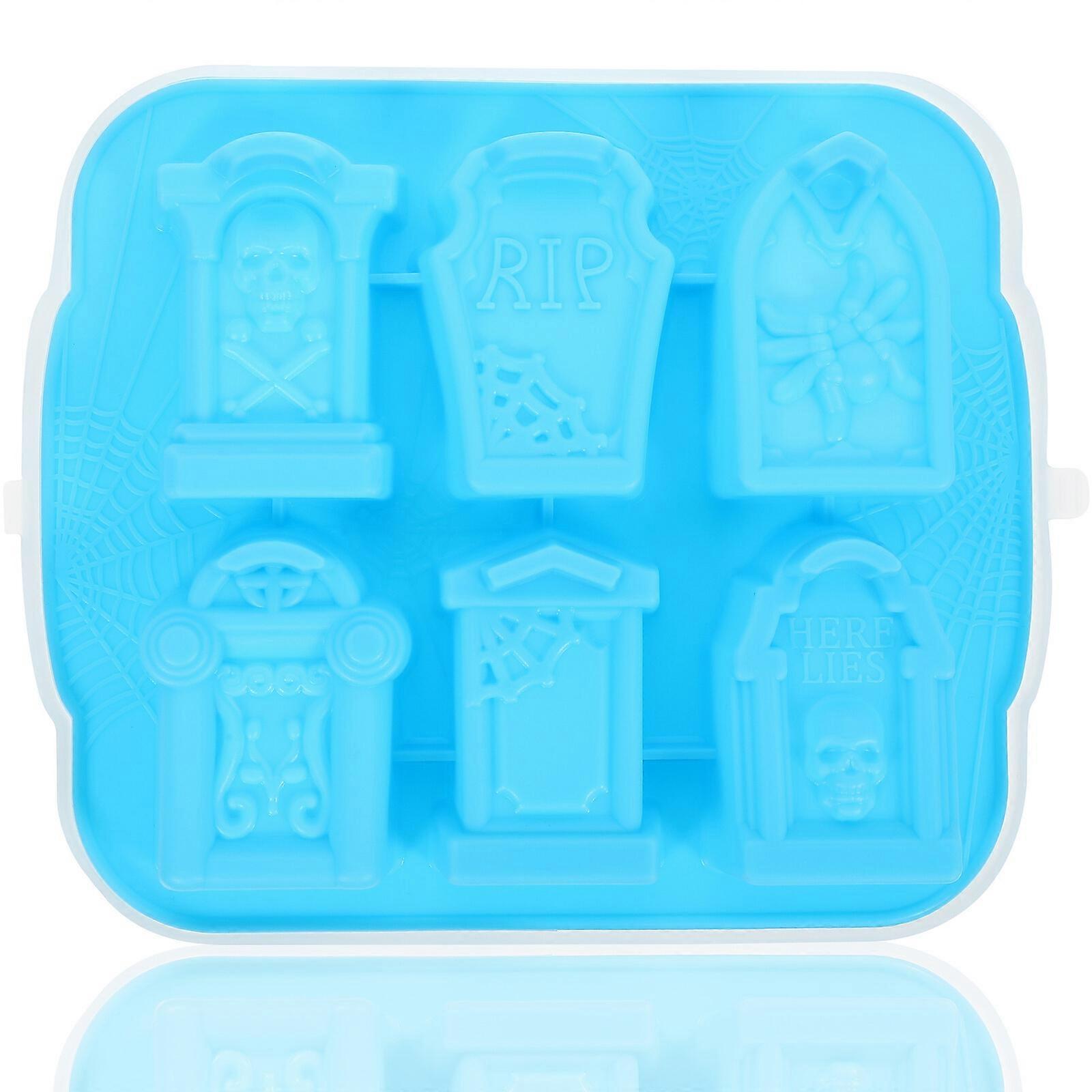 Halloween Ice Cube Mold Coffin Ice Cube Tray Halloween Ice Tray Dustproof Ice Mold