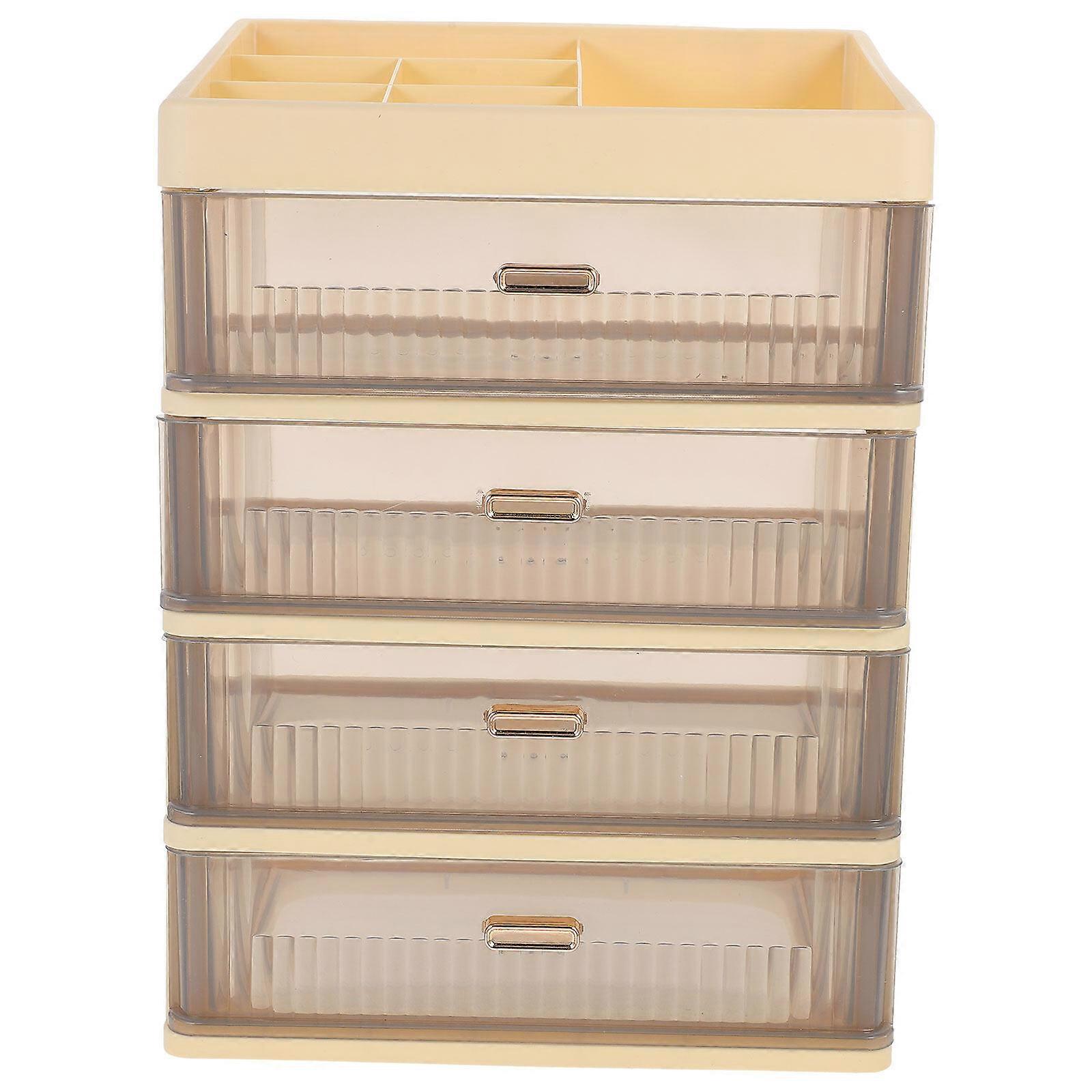 Desk Organizer with Drawers Desktop Storage Drawer Multi-tier Drawer Stationery Holder