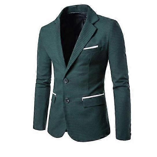 Mens Blazer, Slim Fit Houndstooth Blazer