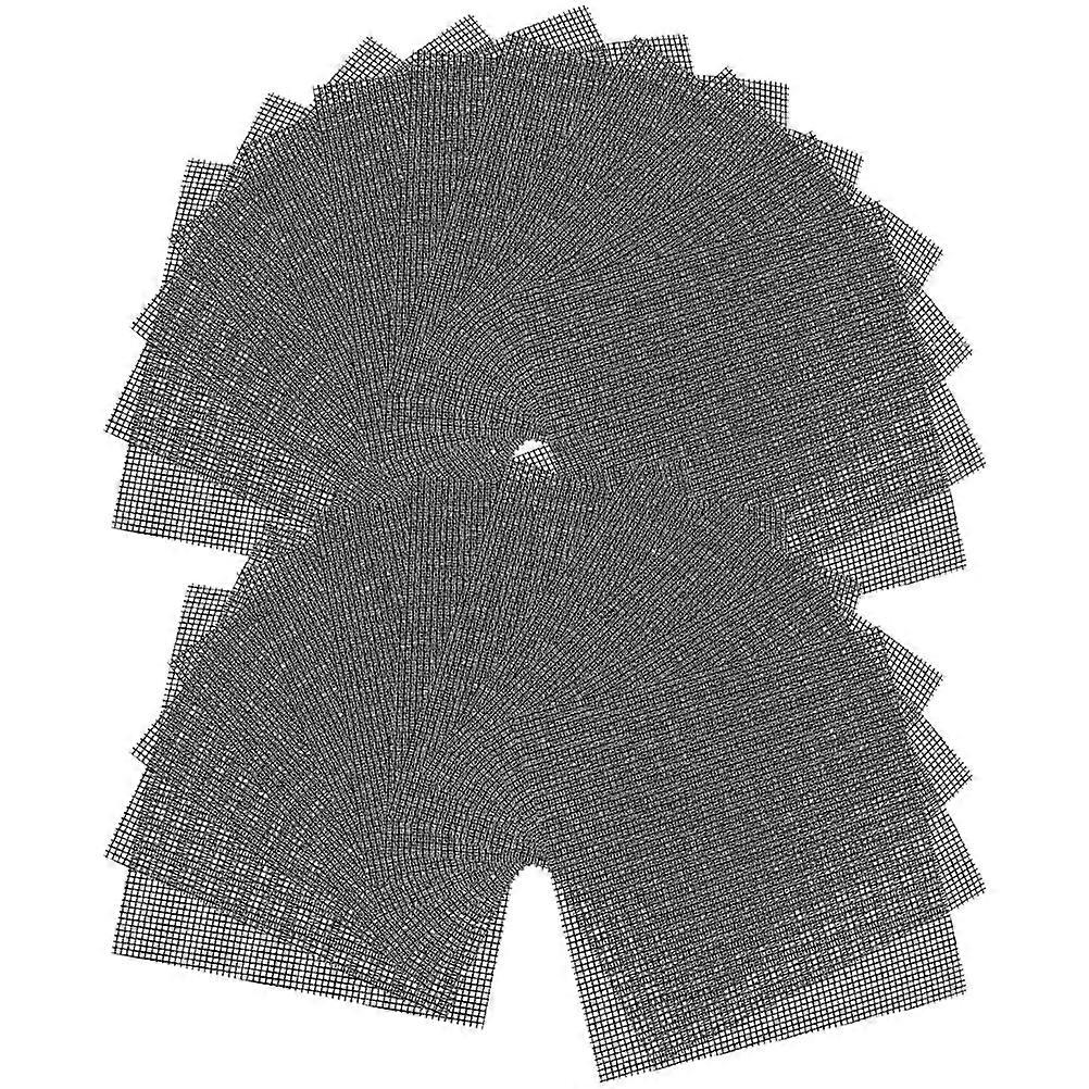 50Pcs Square Flower Pot Hole Mesh Mat Flowerpot Mesh Pad Breathable Net Bottom Grid Mat