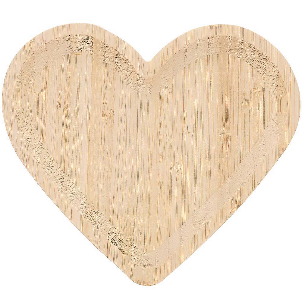 Decorative Dessert Serving Tray Heart Shaped Snack Plate Multi-function Fruit Plate