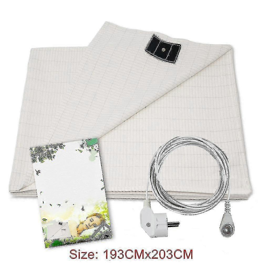 Earthing Grounding Sheet Shield Emf Anti Radiation Conductive Fabric Bed Mat
