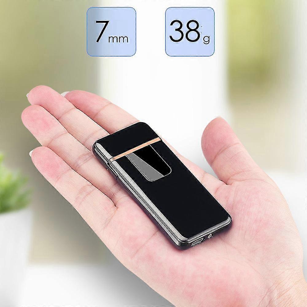 Usb Rechargeable Touch Sensor Lighter Portable Double-side Windproof Lighter