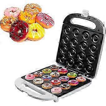 Mini Donut Maker- Donut Maker Machine for Home -16 Small Donut Maker,Electric Non-Stick Surface Makes for kids donut maker, Makes Doughnuts(White)