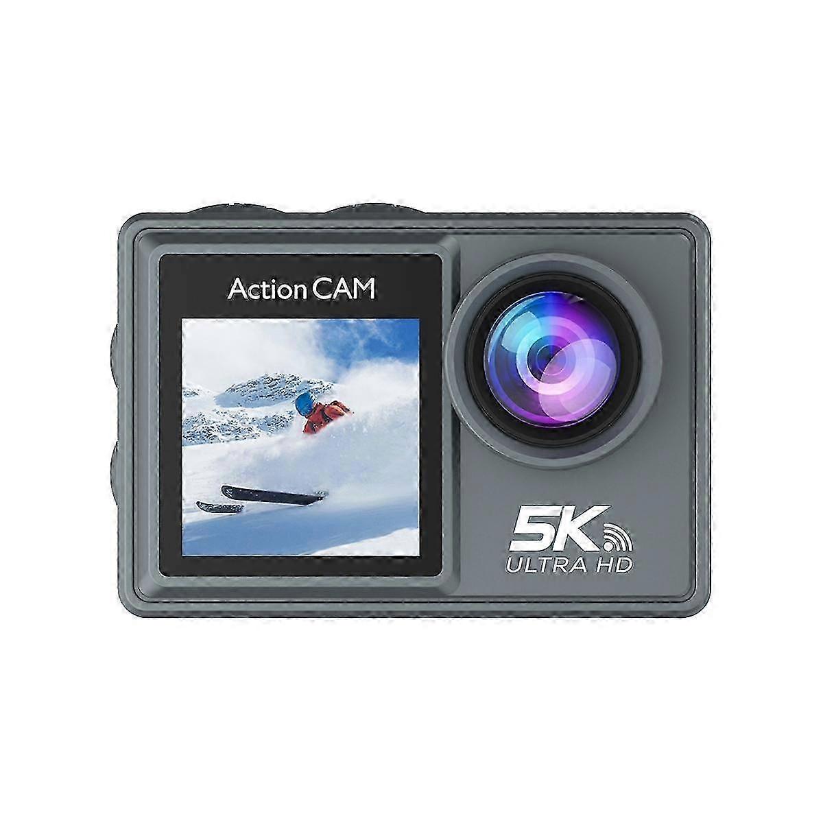 5K 30FPS Action Camera with Wifi Remote Control Electronic Image Stabilization Camera compatible with Outdoor D