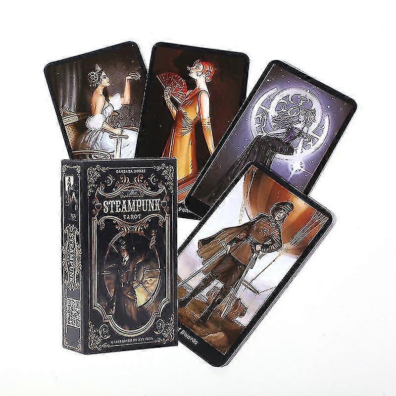2023 New The Steampunk Tarot Table Deck Board Game Card For Family Gathering Party Playing Game78pcs Tt19