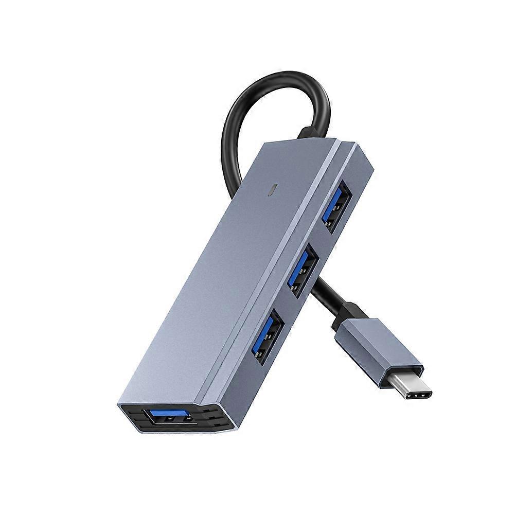 USB C Laptop Docking Station, 4-In-1 Type C Hub, with 4 USB3.0 Multi-Port Adapter for Laptops, Tabl