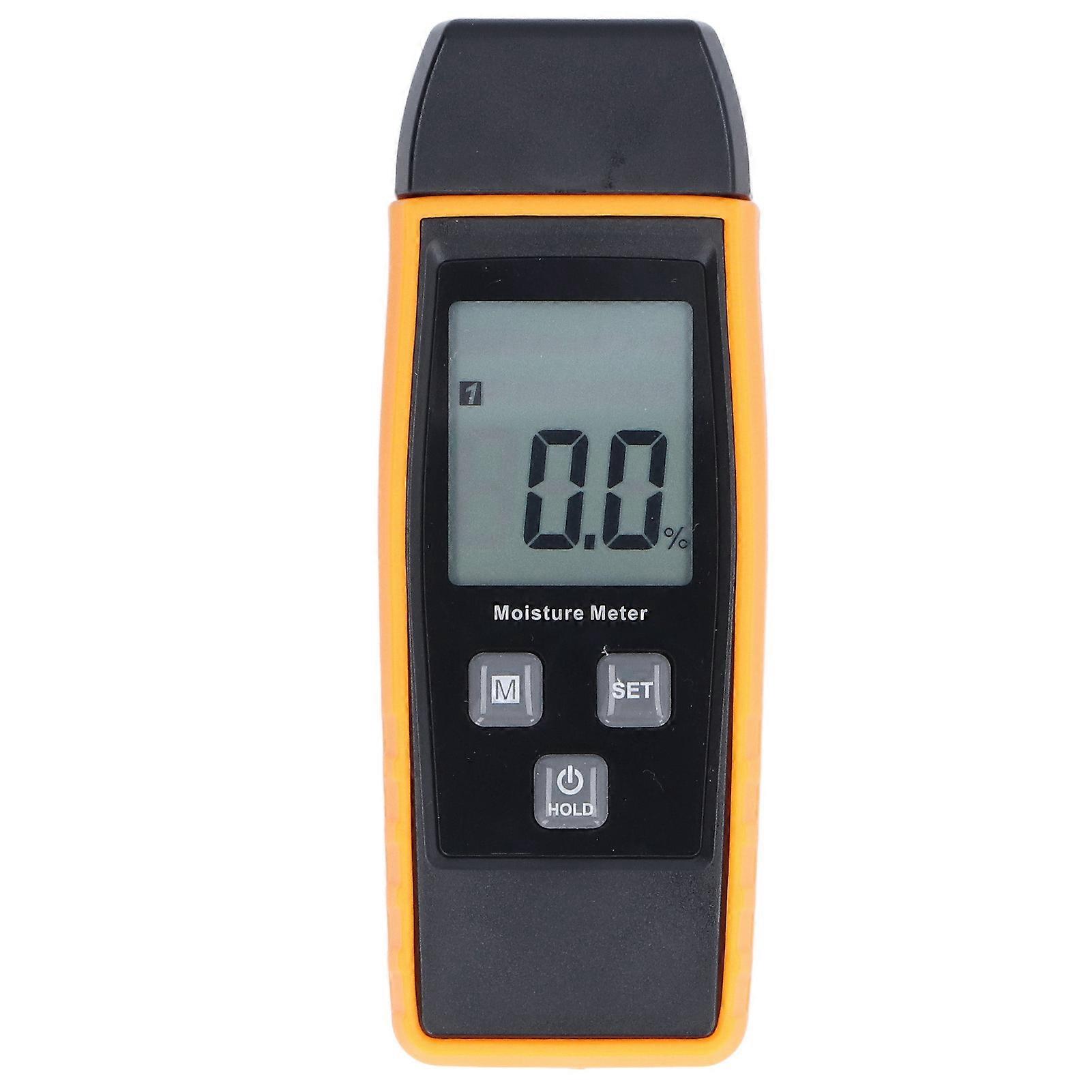 Wood Moisture Meter High Accuracy Easy to Read Portable Digital Moisture Detector for Woodworking Building Construction