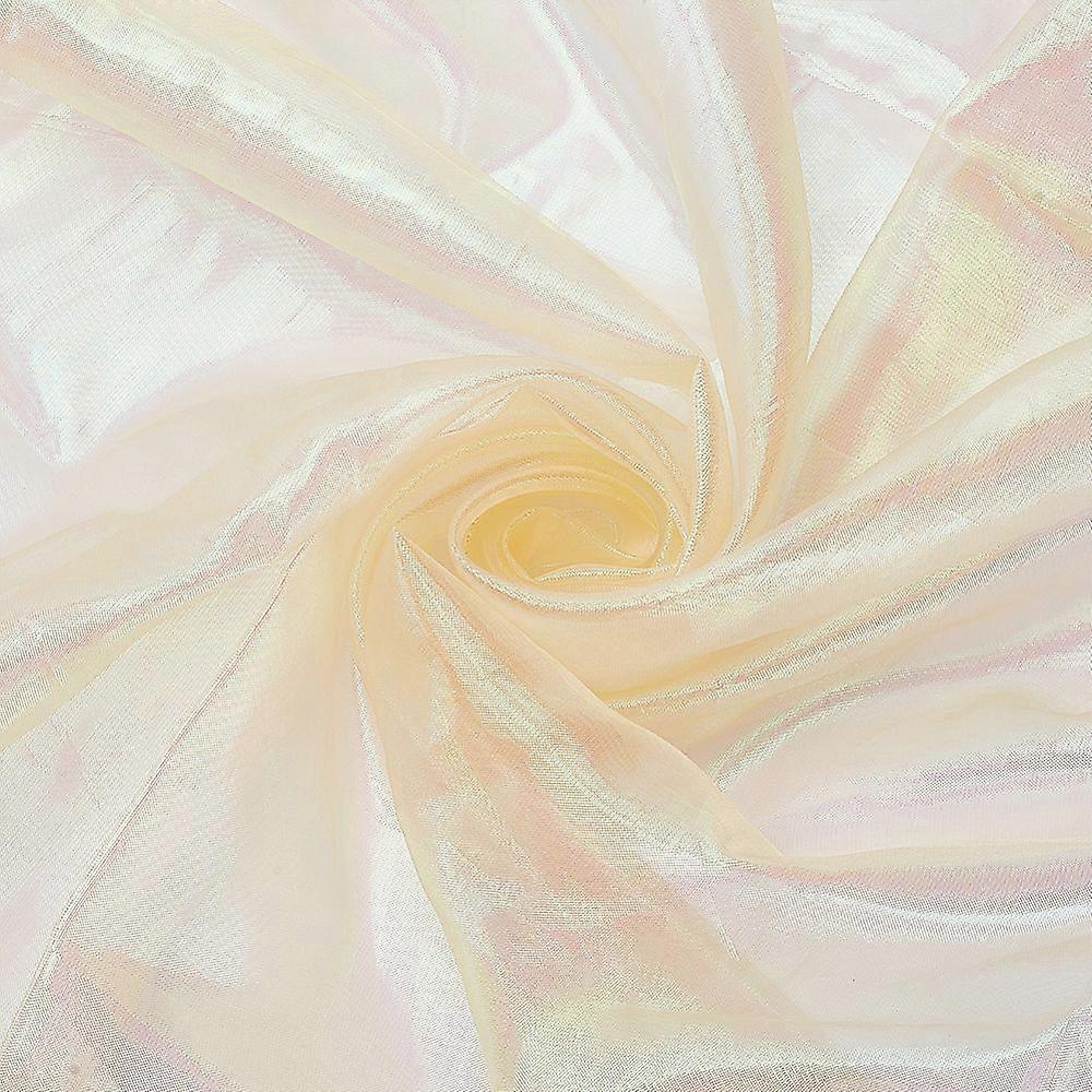 Laser Polyester Mesh Fabric for DIY Crafts Garment Accessories PeachPuff 1500mm