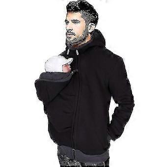 Jacket Multifunctional 3 In 1 Dad Kangaroo Jacket Sweatshirt Maternity Men-Yvan
