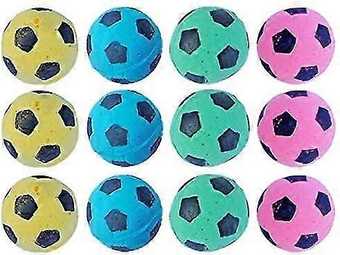 Foam Sponge Soccer BallToy InteractiveToys Independent Pet KittenExrecise Toy Balls For Real Cats Kittens, Soft, Bouncy And Noise Free