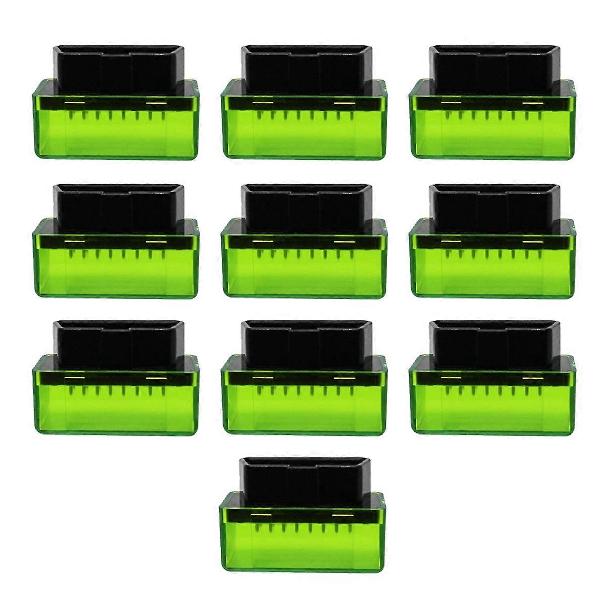 10 PCS Quality Car Computer Diagnostic Instrument OBD Connector Male Mini Shell Plug