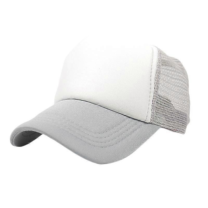 Wekity Two Tone Trucker Hat Summer Mesh Cap with Adjustable Snapback Strap