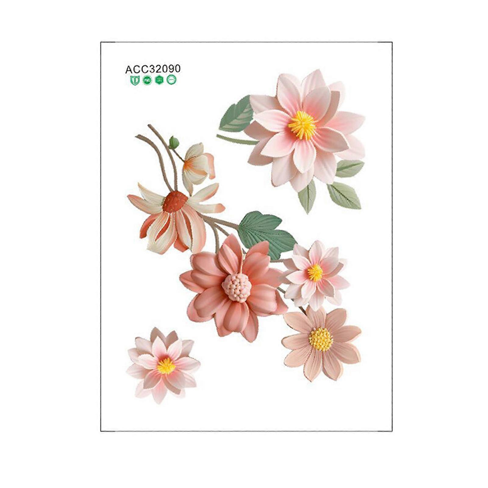 Fleur motif interrupteurs couverture autocollant pour salon chambre à coucher cuisine application facile et supprimer la décoration de la maison