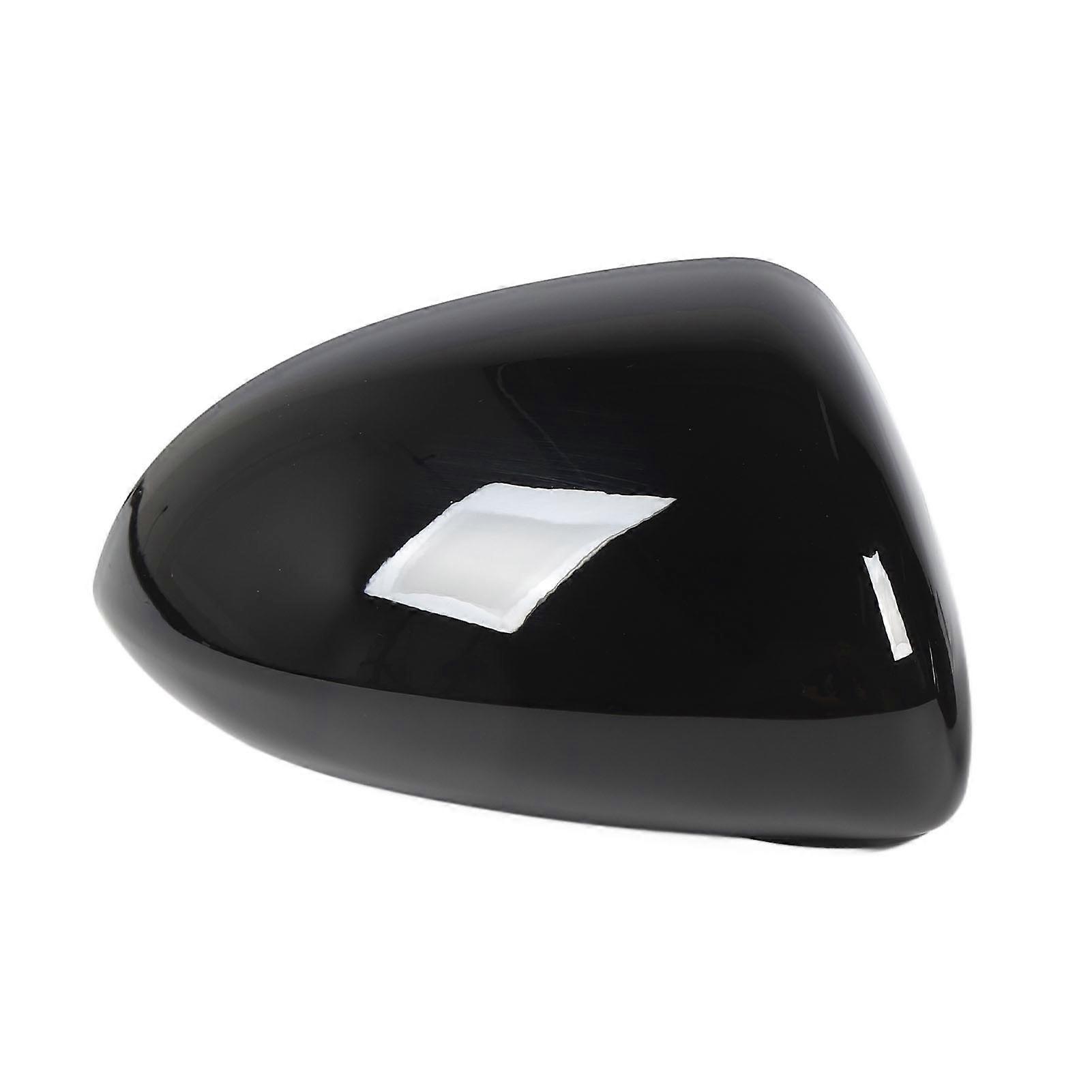 1 Pair of Stylish Waterproof Left/Right Mirror Covers for Opel Corsa DE Gloss Black