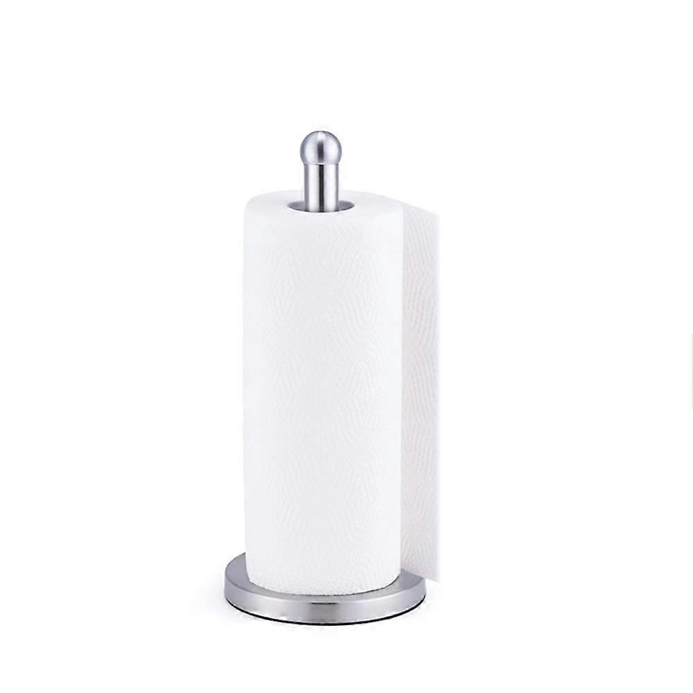 Weighted Stainless Steel Non-Slip Base Paper Towel Stand