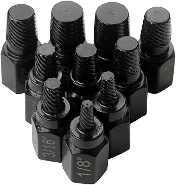 10 Piece Multi-Spline Hex Screw Extractor Set