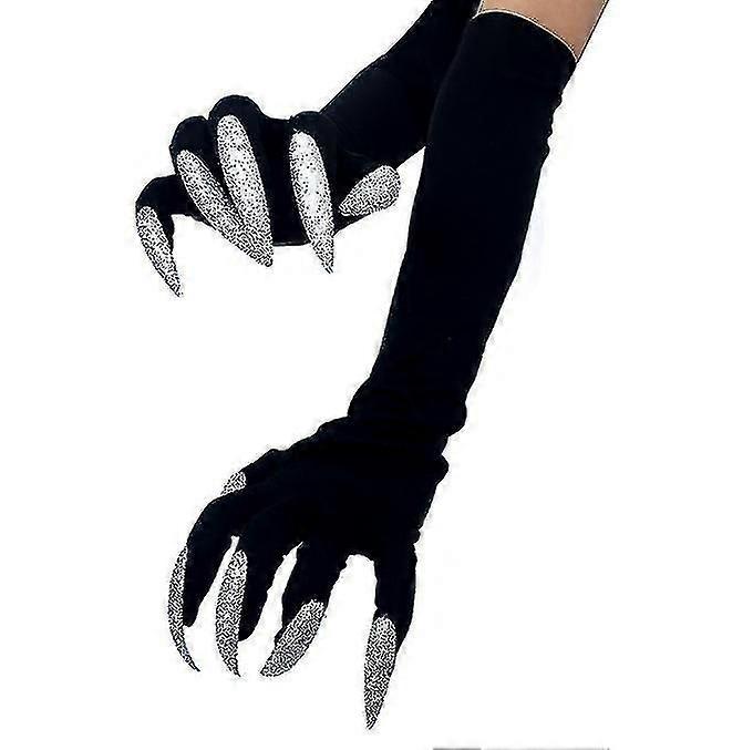 Halloween Costume Props Long Nail Gloves Fingernails Claws
