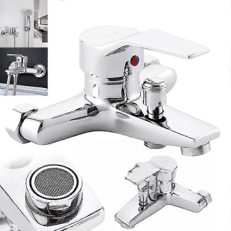 الكروم حوض الحمام دش صنبور شنت على الحائط حمام صمام خلاط الصنبور