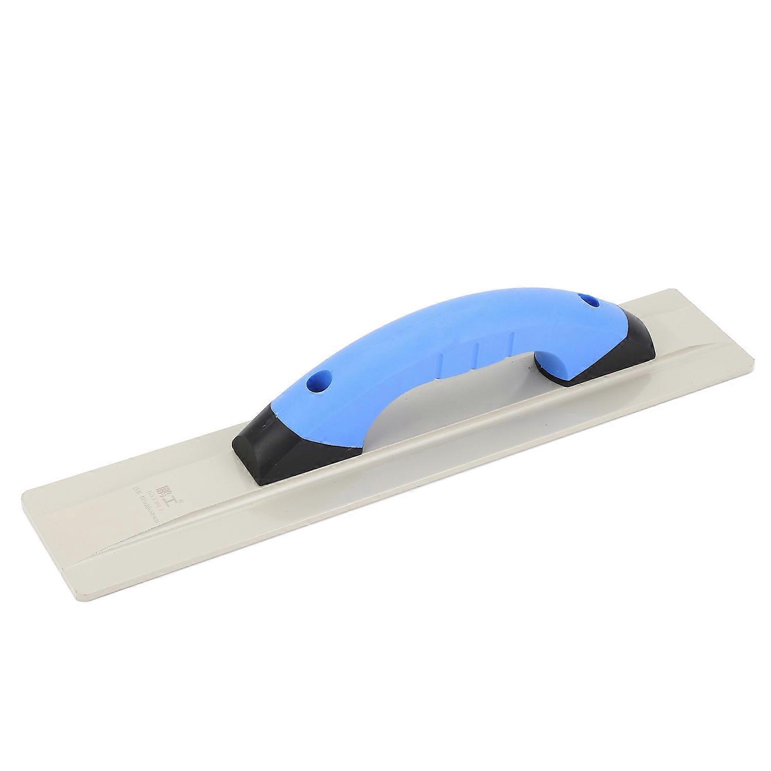 Plaster Trowel 405x80mm Ergonomic Rubber Handle Flat Finishing Trowel Plastering Hand Tool for Const