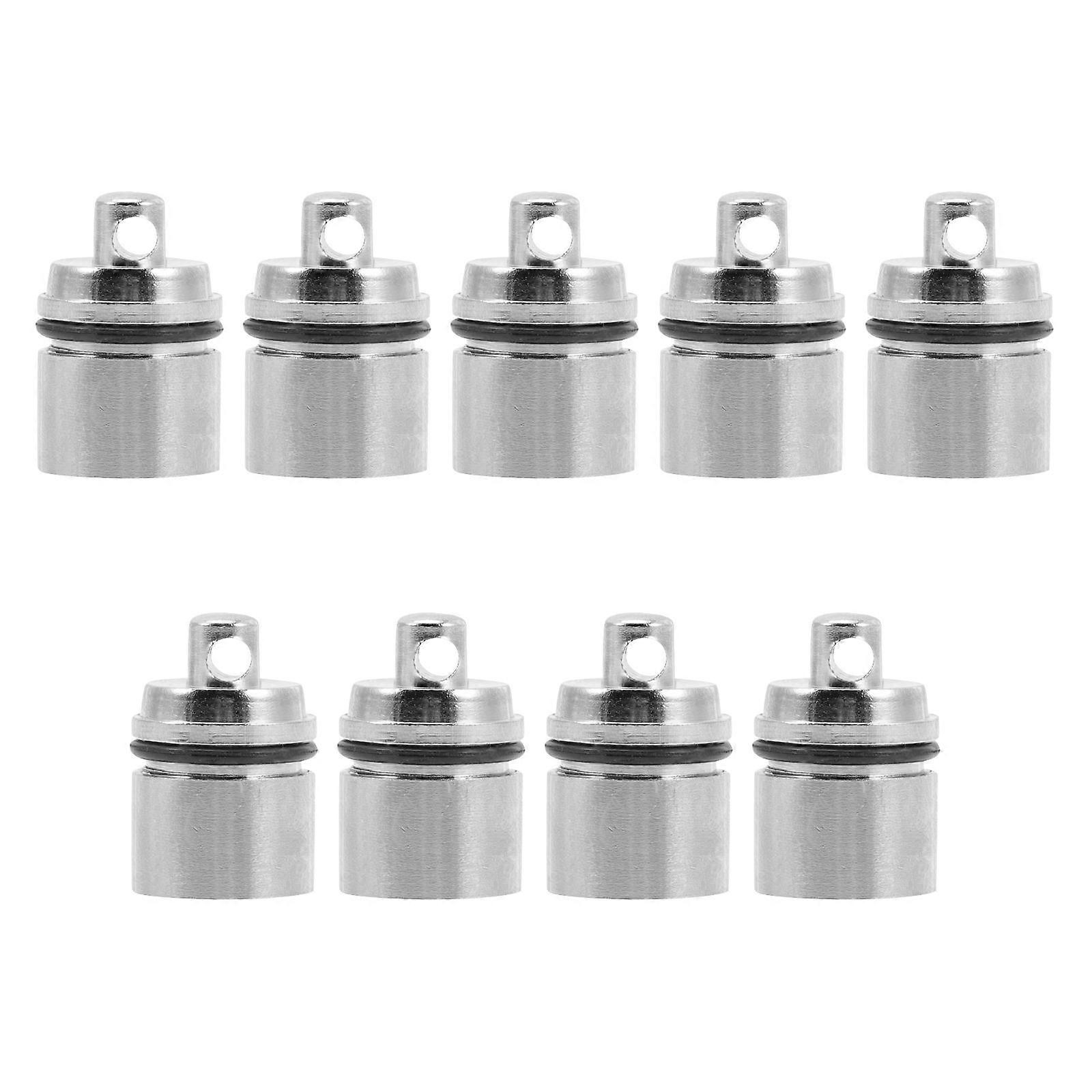 9pcs Mini LED Flashlight Battery-Powered Small Flashlight Keychain Making Pendant